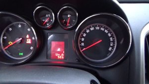 changing milles in kilometers km board computer opel astra j