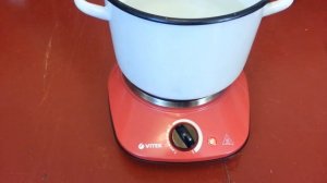 Настольная плита Vitek VT-3700 R Первое включение