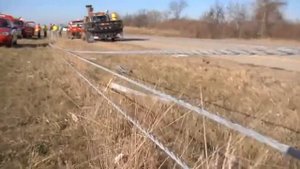 Тросовое дорожное ограждение спасло водителя от выезда на встречную полосу