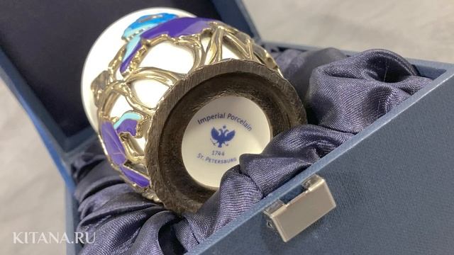 ФАРФОРОВАЯ ЧАШКА "ИРИСЫ" В ФУТЛЯРЕ смотреть онлайн
