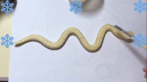 Змея из дерева DIY