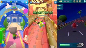 Om Nom Run Multiplayer Elly Von vs Talking Tom Blast Park vs Oddbods Turbo Run