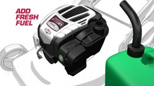 Подготовка двигателя Briggs and Stratton 675EXi SERIES™ к первому запуску