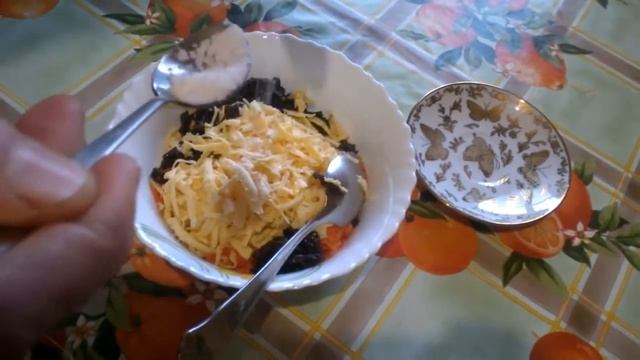 Салат с Морковью Сырно Сметанный. Рецепт Морковного салата. смотреть онлайн