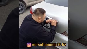 Как открыть багажник Toyota Mark 2