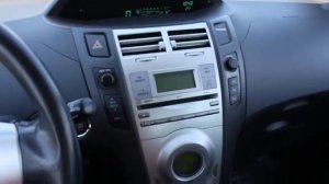 Тойота Ярис  2008 года  Интерьер  ОБЗОР Toyota Yaris P2