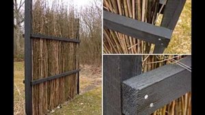 Оригинальные калитки из дерева | original wooden gate