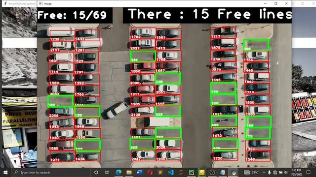 Opencv Vehicle parking System смотреть онлайн
