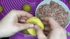 Кукурузный хинкал с мясом, хинкал с начинкой, кукурузный хинкал с начинкой, ужин, обед, рецепт.