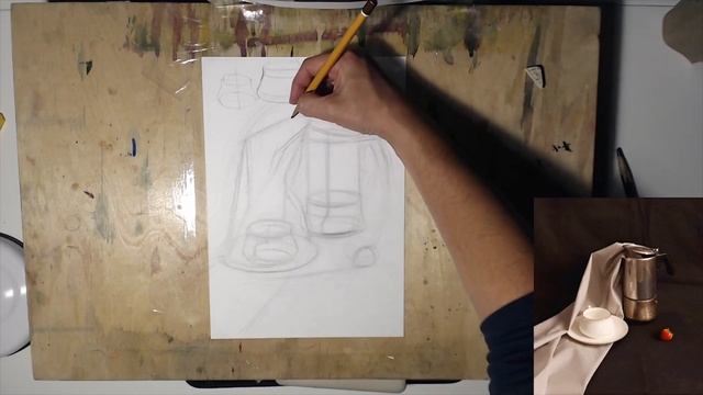 РИСУЕМ С КАТЕЙ натюрморт карандашом|Академический рисунок|*ART-MASTER*