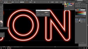 Как сделать неон в иллюстраторе | Неоновые буквы в Adobe Illustrator #Orlovillustrator