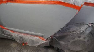 Toyota corolla 120.Ремонт задней двери и арки крыла