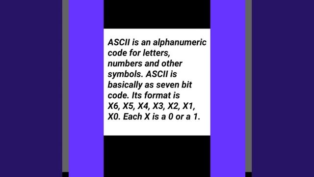 ASCII code in Tamil .
