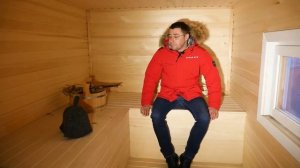 Видеоэкскурсия брусовая баня "Тайга", 6х6, СК "Белый дом"