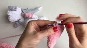 МК. Новогодняя игрушка крючком. Гномик. Часть 2