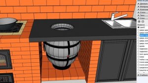 КОМПЛЕКС БАРБЕКЮ С ТАНДЫРОМ BIG R-500 для самостоятельного строительства. Проект, порядовка