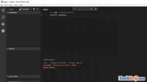 Visual Studio Code: Node.js Debugging and Environment Variable