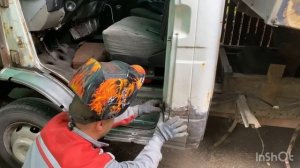 Кузовной ремонт самосвала Газель