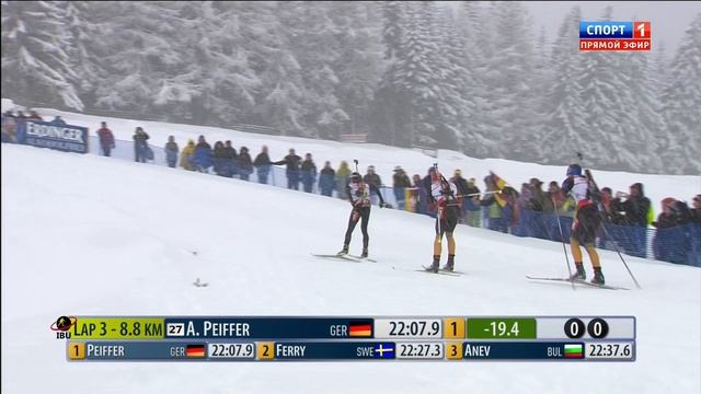 БИАТЛОН. КМ 2013-14. Антхольц (Италия). Мужчины. Спринт 10 км. (Спорт 1). 17.01.2014. 1080i. смотреть онлайн