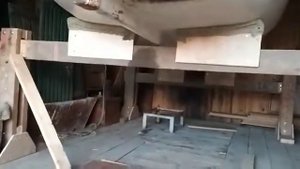 Снимаем лодку с прицепа (часть 3)