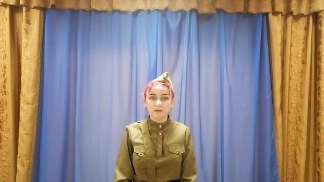 Стихотворение "Сотый день" читает Раздьяконова Ева смотреть онлайн