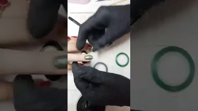 Дизайн ногтей с лентой. Скотч лента. Постановка смотреть онлайн