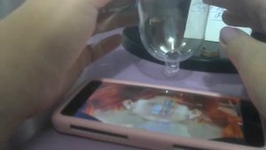 ГОЛОГРАММА ТРЕХМЕРНАЯ ВНУТРИ СТАКАНА