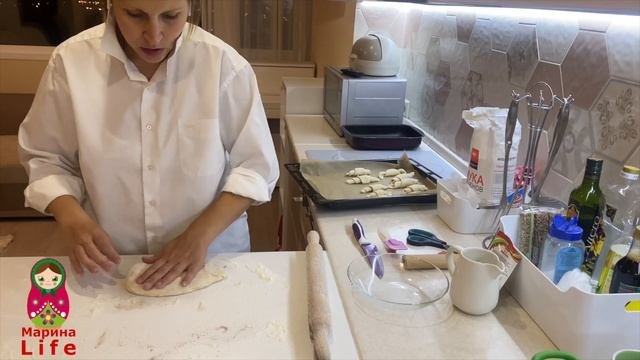 Рогалики из слоеного теста с корицей | вкусные рогалики | лучшие рецепты.