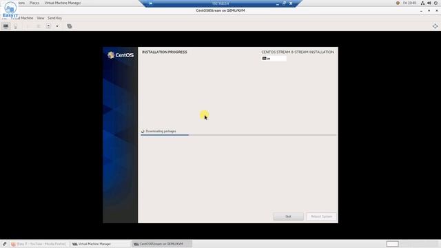 10.How to install CentOS Stream 8 on Linux kvm based Data center | Easy IT смотреть онлайн