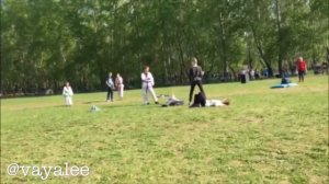 Детское показательное выступление тхэквондо