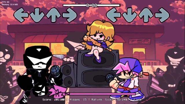 Friday Night Funkin' B-Sides Redux Week 7 Ugh & Guns Stress Song смотреть онлайн