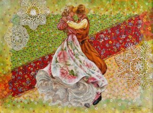 Бразильская художница Сандра Фрейтас (Sandra Freitas) и её картины в стиле пэчворк .