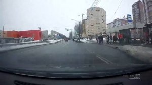 Бессмертные пешеходы 11.02.23 Ярославль, Заволжский район (не моё)