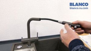 Смеситель для кухни Blanco Fontas S II Silgranit с выдвижным изливом