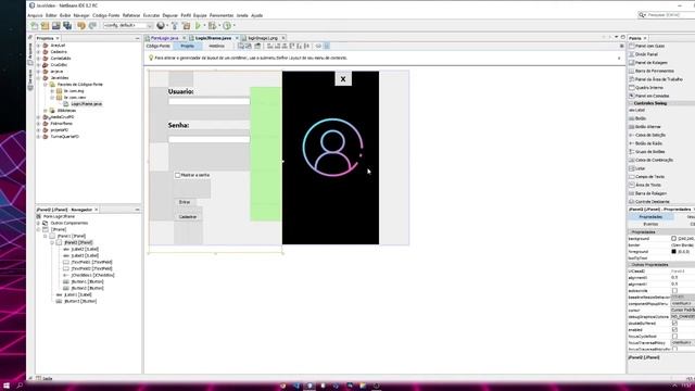 Como personalizar/estilizar o JFrame de sua aplicação Java смотреть онлайн