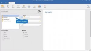 Create a Scatterplot in Jamovi