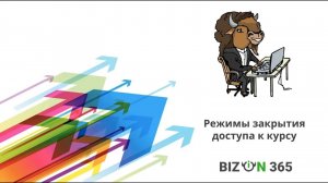 Режимы закрытия доступа к онлайн курсу в сервисе Бизон 365