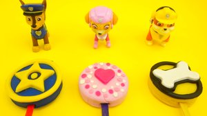 Щенячий патруль лепим из пластилина мороженое для героев мультика