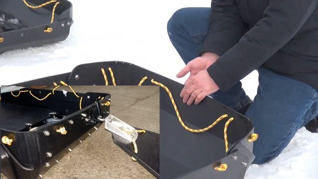 Сани для снегохода "Тайга" 3 часть Тест на прочность!!! смотреть онлайн