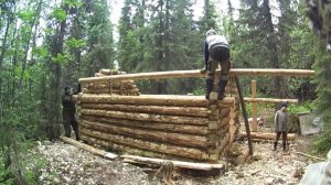 Строим охотничью избушку. Часть 2