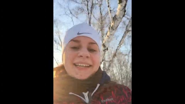 Пробежка на свежем воздухе зимой