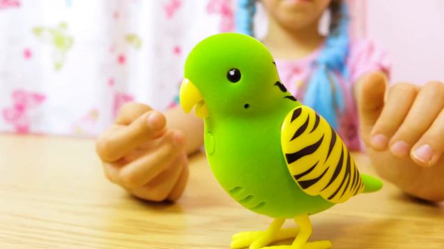 Попугай Little Live - птичка разговаривает и повторяет фразы смотреть онлайн