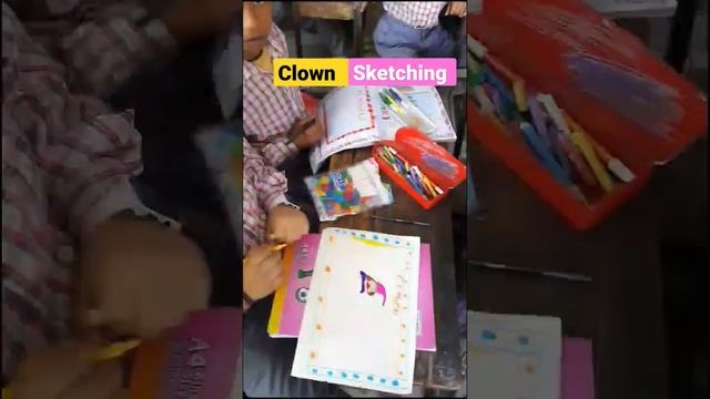 Clown drawing|Joker drawing #artforkids#artist#classroomactivity#littleartists#artintegratedlearnin