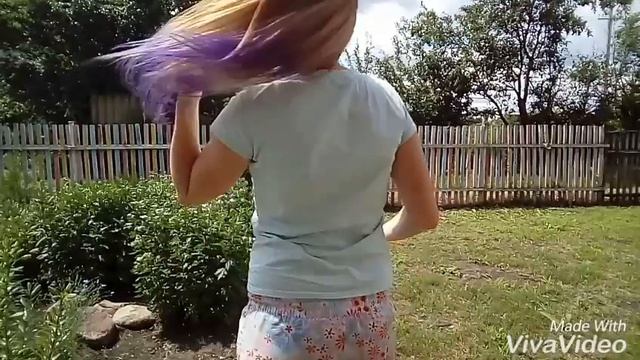 Покраска волос в фиолетовый. Мое преображение смотреть онлайн