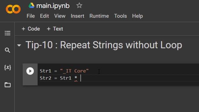 Python Tips for beginners: 10. How to repeat strings without iteration loop #python #100PythonTips