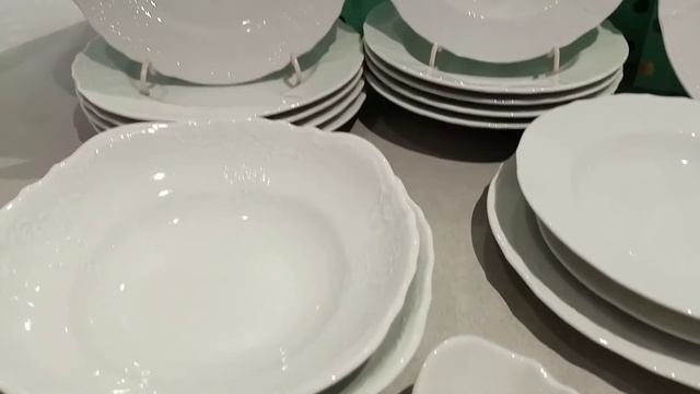 Столовый сервиз на 6 персон 23 предмета (без супника) "Бернадотт /Без декора" /232227 смотреть онлайн