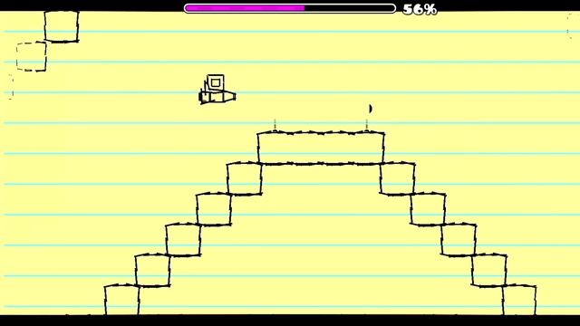 Нарисованный 100% Back on Track Geometry Dash PAINT ON TRACK.mp4 смотреть онлайн