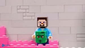 1000 Zombies Vs  SAFEST SECURITY TOWER - LEGO Minecraft Animation