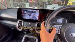 🎉KIA SONET ANDROID PLAYER INSTALLATION WITH REA VIEW CAMERA AT VELOCITY CAR PLANET GWALIOR 🎉🎉