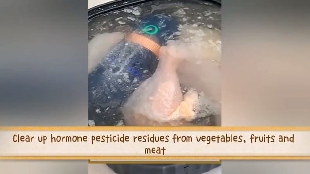 Портативная машина для обеззараживания и мытья фруктов и овощей